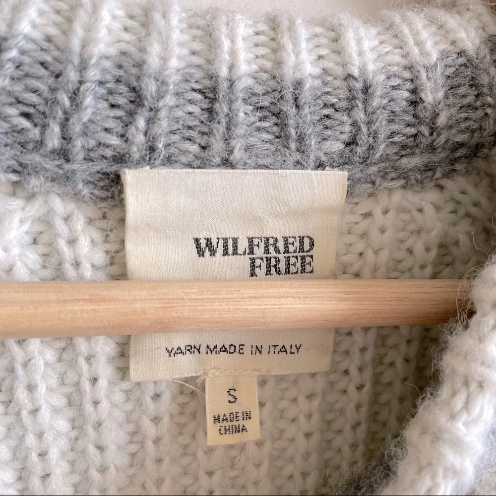 Aritzia Wilfred Free Cotton Alpaca Wool Blend Knit Sweater - Picture 7 of 10